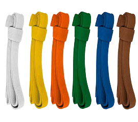 Cinturones de colores de Aikido